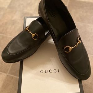 Brixton Black Leather Gucci Loafer